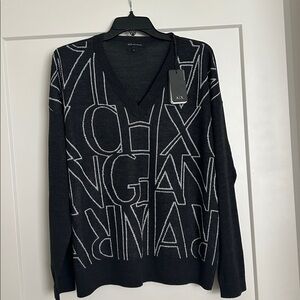A/X ARMANI EXCHANGE PULLOVER SWEATER SHIRT TOP SIZE XL MARP $110.00 NWT